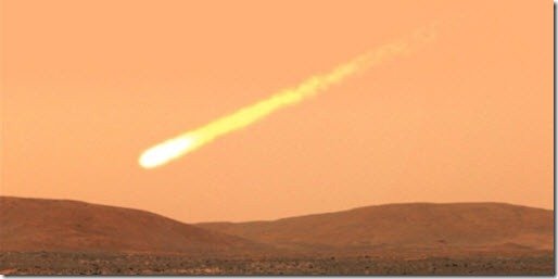cometa marte